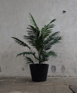 Kunst palm Paradise in zwarte pot